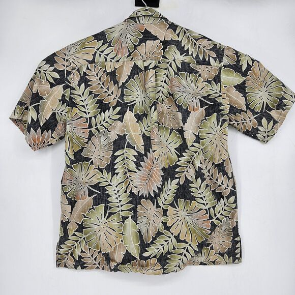 Cooke Street Shirt Mens Large Hawaiian Short Sleeve Button Up Floral Reverse - Picture 4 of 10